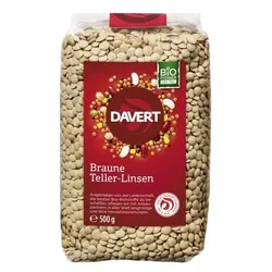 Davert Braune Teller-Linsen bio