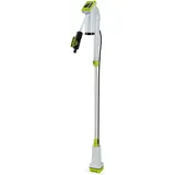 Grafner Akku Regenfasspumpe RF10946 inkl. Akku und Ladegerät, Fördermenge 1500 l/h, Teleskoprohr, Filter, Fassrandhalter, Regulierventil, max. Förderhöhe 11 m