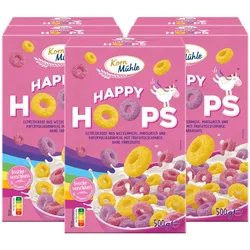 Kornmühle Happy Hoops 500 g, 5er Pack