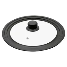 ELO Glasdeckel Multi Ø 24 Glas Schwarz 28 cm