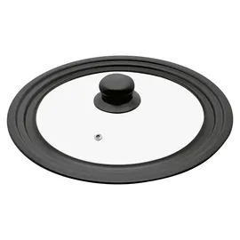 ELO Glasdeckel Multi Ø 24 Glas Schwarz 28 cm