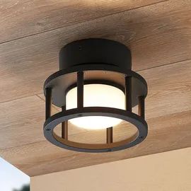 LUCANDE Deckenlampe Berenike Aluminium Ø 17 cm 1-flammig GX53 grau