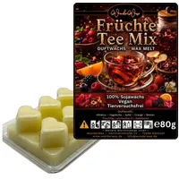 WonderWax Duftwachs WonderWax® Duftwachs 6 Herzen, (FrüchteTee Mix), Duftrichtung: Früchte Tee Mix