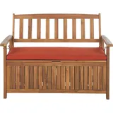 Beliani Gartenbank 120 x 91 x 60 cm Terracotta