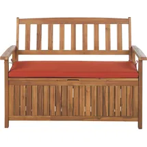 Beliani Gartenbank 120 x 91 x 60 cm Terracotta