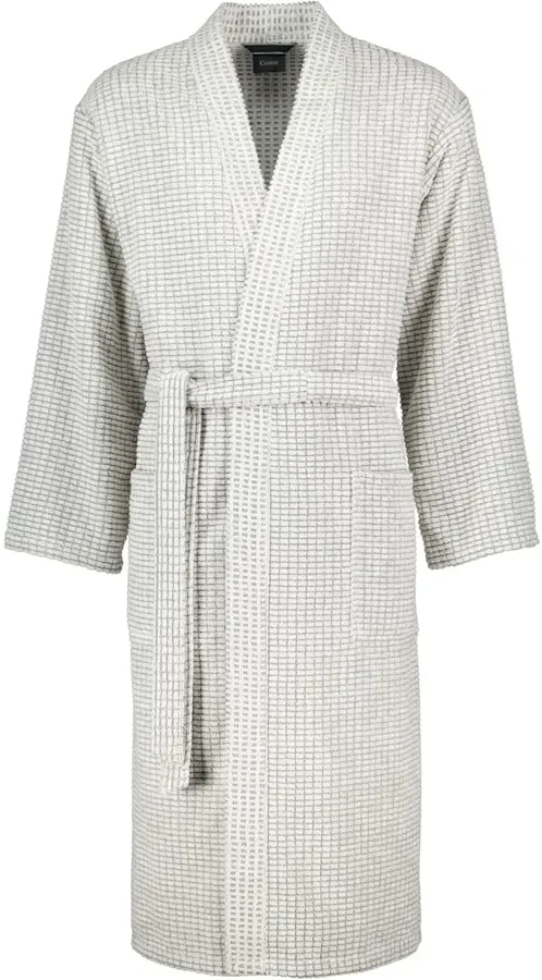 Cawö Cawö Bademäntel Herren Kimono Kimono 6536 natur-stein - 37  