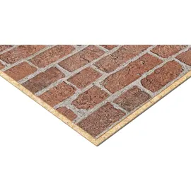 EGGER Wandpaneel DecoWall Wismar Backstein rot 3 St. 125 x 66 x 1,2 cm