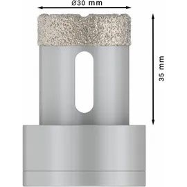 Bosch Diamanttrockenbohrer X-LOCK 30 mm 1 Stück