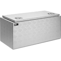 MSW Alubox Riffelblech - 90.5 x 44.5 x 40 cm - 172 L