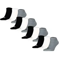 Puma Sneakersocken 12er Pack Schwarz/Weiß/Grau 35-38