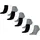 Puma Sneakersocken 12er Pack Schwarz/Weiß/Grau 35-38
