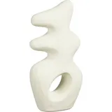 Mica decorations Mica Deko Skulptur Parma Keramik 13,5 x 6,5 x 28 cm white