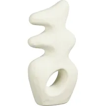 Mica decorations Mica Deko Skulptur Parma Keramik 13,5 x 6,5 x 28 cm white