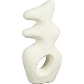 Mica decorations Mica Deko Skulptur Parma Keramik 13,5 x 6,5 x 28 cm white