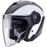Caberg Soho Milano Jethelm - Matt Schwarz/Weiß - XL