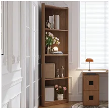 stilvora Eckregal 55 x 32 x 180 cm Walnuss