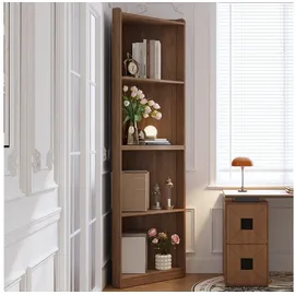 stilvora Eckregal 55 x 32 x 180 cm Walnuss