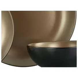 CreaTable Glamour Gold Kombiservice 8-tlg. schwarz kupfer