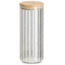 Zeller Vorratsglas Rillen 1100 ml