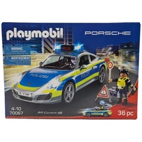 PLAYMOBIL 70067 City Action Porsche 911 Carrera 4S Polizei Figuren und Fahrzeug