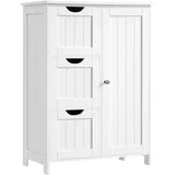 VASAGLE Badschrank 30 x 81 x 60 cm Weiß