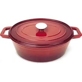 HENDI Gusseisentopf 3,7L 31,7 x 24,0 x 10,5 cm