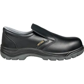 Safety Jogger X0600 S3 Src Ci Rutschfeste Sicherheitsschuhe Schwarz, 39 - - Rutschfester Arbeitsschuh für Damen, hochwertiger Leder Sicherheitsclog mit Stahlzwischensohle, Wasserdichtes, EU