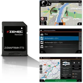 Zenec Z-EMAP76MH-TT3 Navigationssoftware, für Z-E3776, Z-N975, Z-N976,
