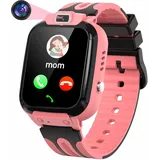 clleylise Smartwatch Kinder mit GPS und Telefon, Kinder Smartwatch, Armbanduhr Kinder Junge, Smart Watch Kinder, Kinderuhr mit Voice Chat, SOS, IP68, Wasserdicht, Spiel