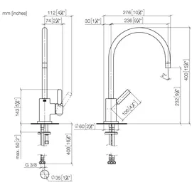 Dornbracht Tara Classic Einhebelmischer Chrom
