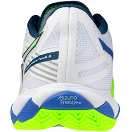 Mizuno Wave Enforce Tour 2 White/Dazzling Blue/Lightning Yellow 46