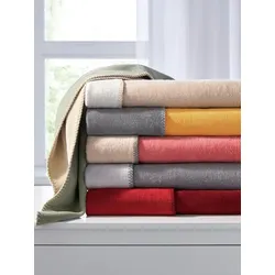 Doubleface-Decke Biederlack beige
