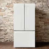 General Electric IO Mabe French Door Kühlschrank IWO19JSPF 8WM-CWM, 85 cm, 527 Liter, Matt weiß Freistehend