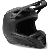 Fox V1 Solid Motocross Helm, schwarz, Größe 2XL