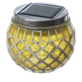 MARELIDA Solarleuchte Glas H: 9,0 cm 4St bunt