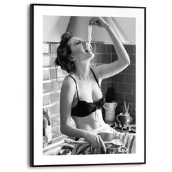 Bild PASTA LADY - bunt - LBH 30x1.60x40 cm
