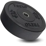 TREXO Olympic Bumper 25 KG Hantelscheibe Gummiertes Material für Langhantel 50 mm Durchmesser Langlebige FitnessScheibe Krafttraining Crossfit