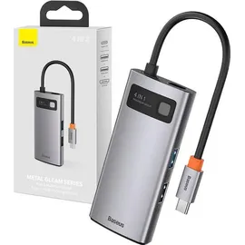 Baseus Metal Gleam Series 4-in-1 USB-C Hub,