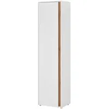 furn.design Center Schuhschrank 50x200x40 cm weiß
