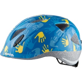 Alpina Kinder-Helm Ximo blue hands gloss