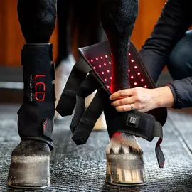 Horseware LED Red Light Therapy Gamasche Größe:Full Left Farbe:Schwarz