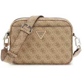 GUESS Umhängetasche Meridian II Camera Bag S Latte Logo