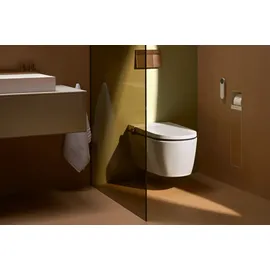 Hansgrohe iFrame Element E Betätigungsplatte für 2-Mengen-Spülung, brushed bronze