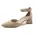 Damen Frauen Riemchenballerinas Slip-ons spangenballerinas Mary-Jane weiblich Lady Ladies Women s Woman BEIGE BEIGE 37 5 EU 4 5 UK 37 5 EU