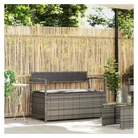 vidaXL Gartenbank 54 x 74 x 54 cm Grau