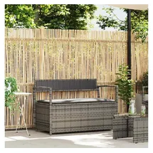 vidaXL Gartenbank 54 x 74 x 54 cm Grau