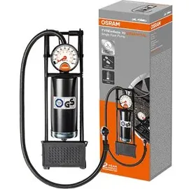 Osram Luftpumpe TYREinflate 10 ESSENTIAL, Single, mit Manometer, Multi-Ventil, 7 bar / 100 psi