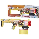Nerf Transformers Bumblebee Dart-Blaster, enthält 8 Nerf Elite Darts, Pump-Action