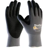 Atg MaxiFlex Endurance 34-844 Gr.11 grau/schw. Nyl.m.Nitril EN388 Kat.II