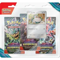 Pokémon TCG: Scarlet & Violet - Twilight Maskerade 3-Pack Blister: Snorlax (3 Booster Packs & 1 Foil Promo)
